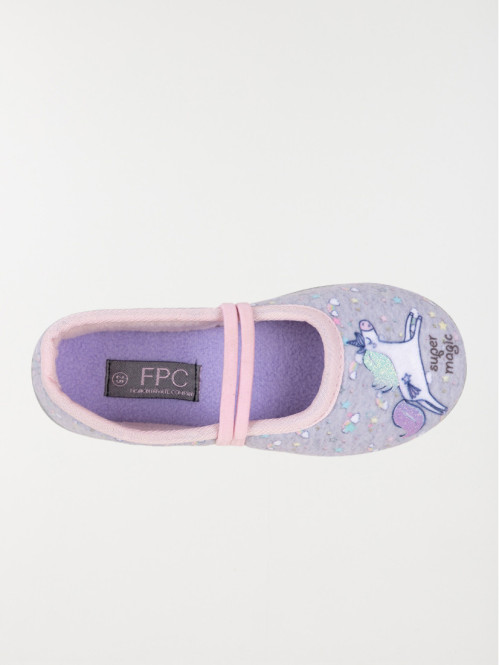 Chaussons licorne fille...