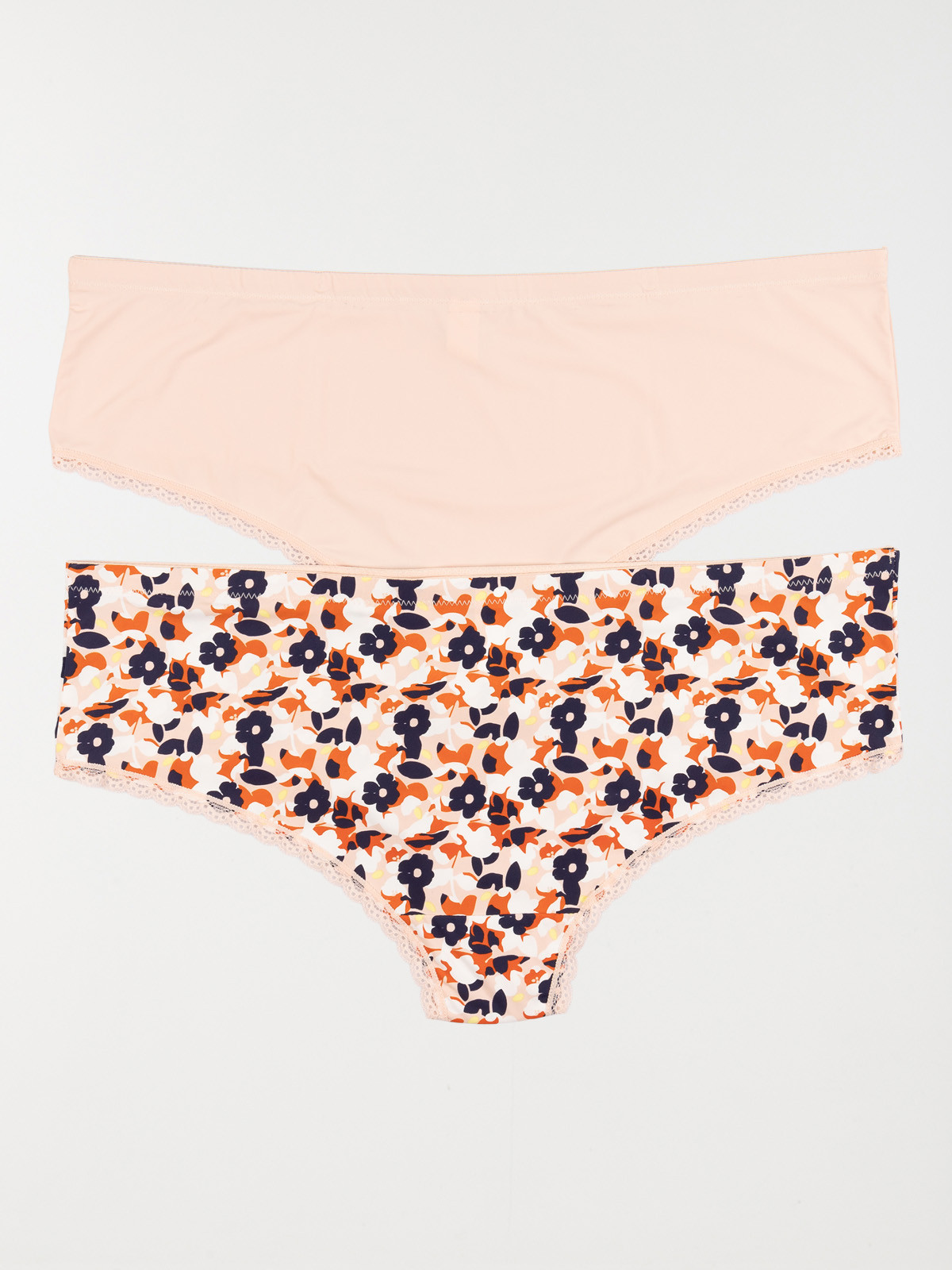 Lot 2 shorties uni/imprimé femme (46-54)