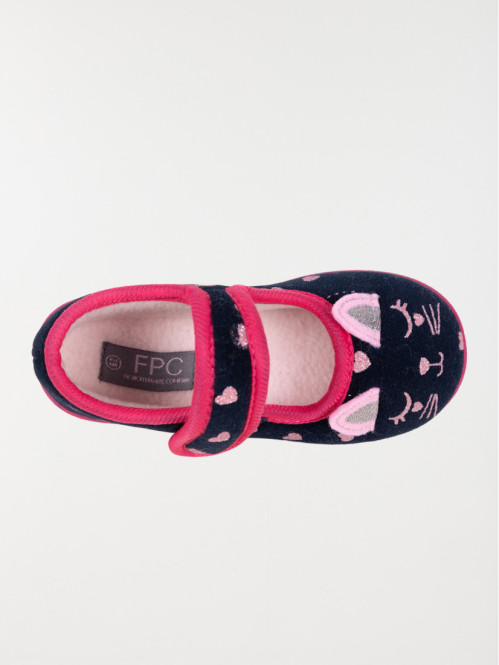 Chaussons ballerines chat fille (24-30)