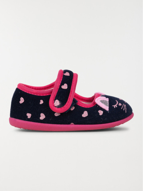 Chaussons ballerines chat fille (24-30)