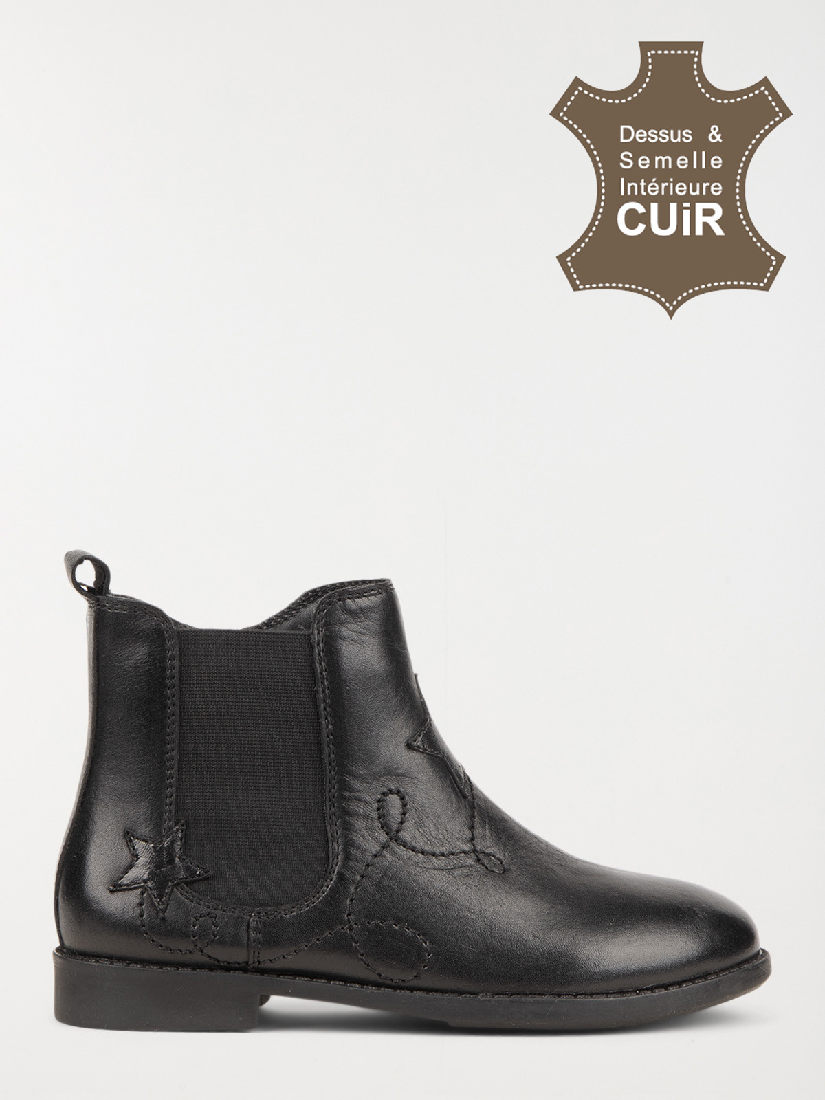 Bottines noires fille (32-35) Bottines noires fille (32-35)