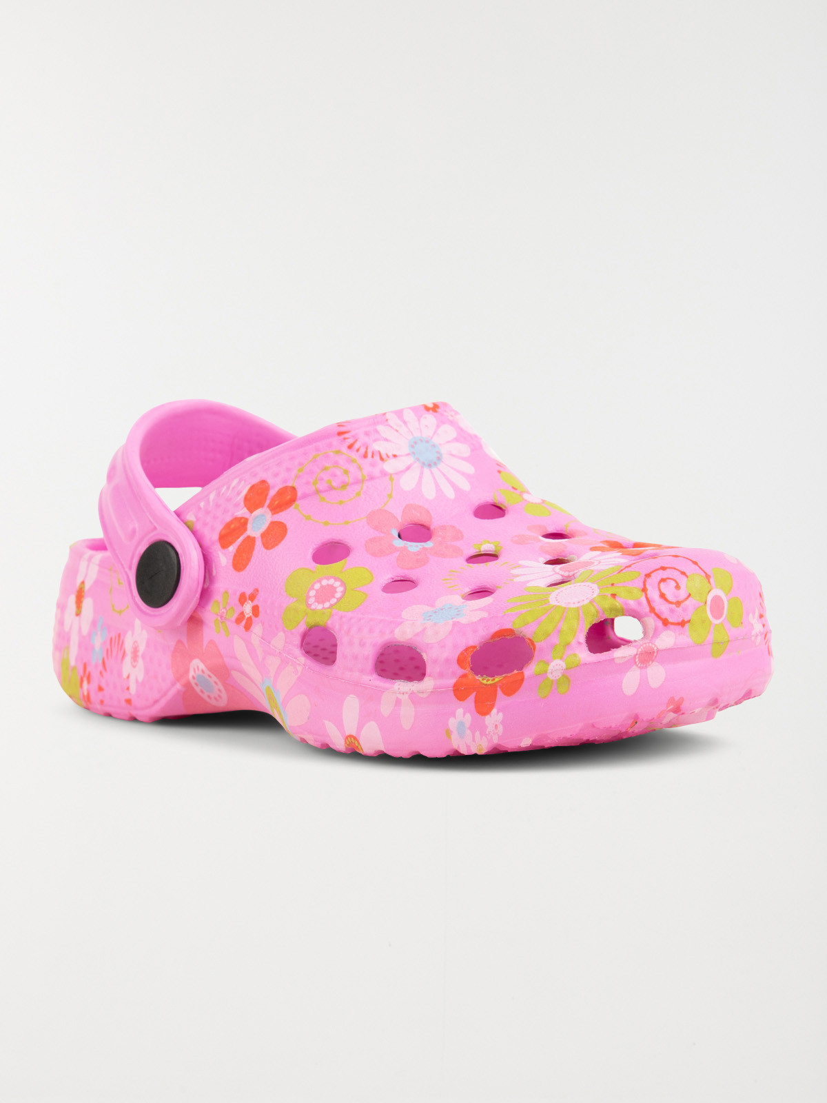 Sabot plastique fleuri fille (31-35)