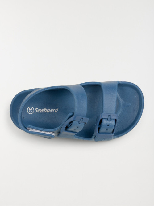 Sandales plastiques navy...