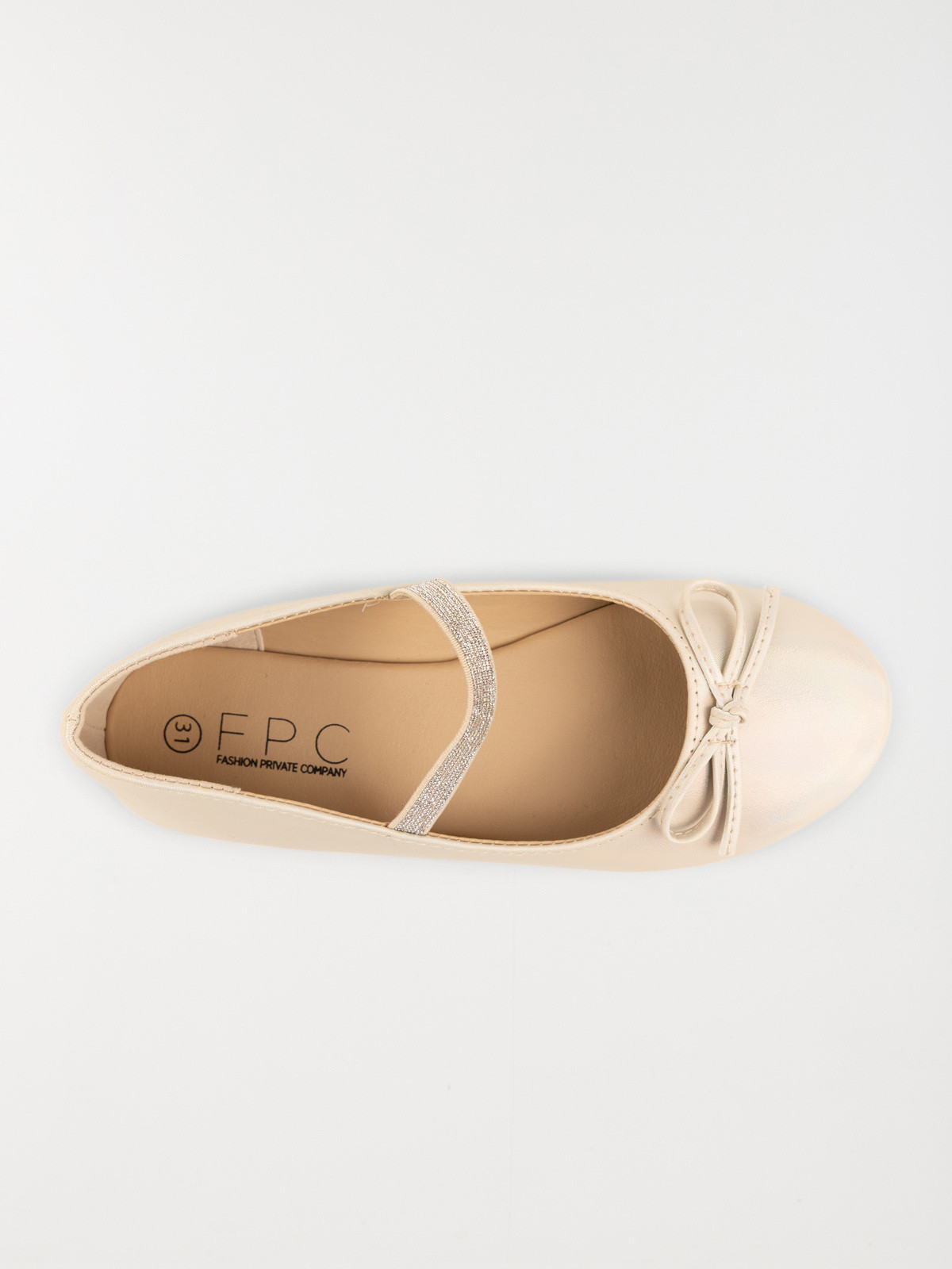 Ballerine champagne fille (31-35) Ballerine champagne fille (31-35)