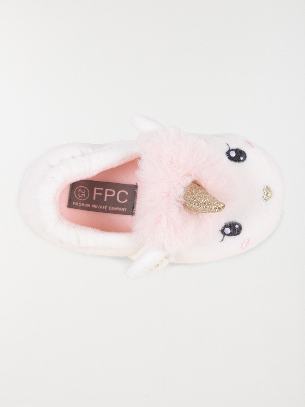 Chaussons licorne blanc fille (24-30) Chaussons licorne blanc fille (24-30)