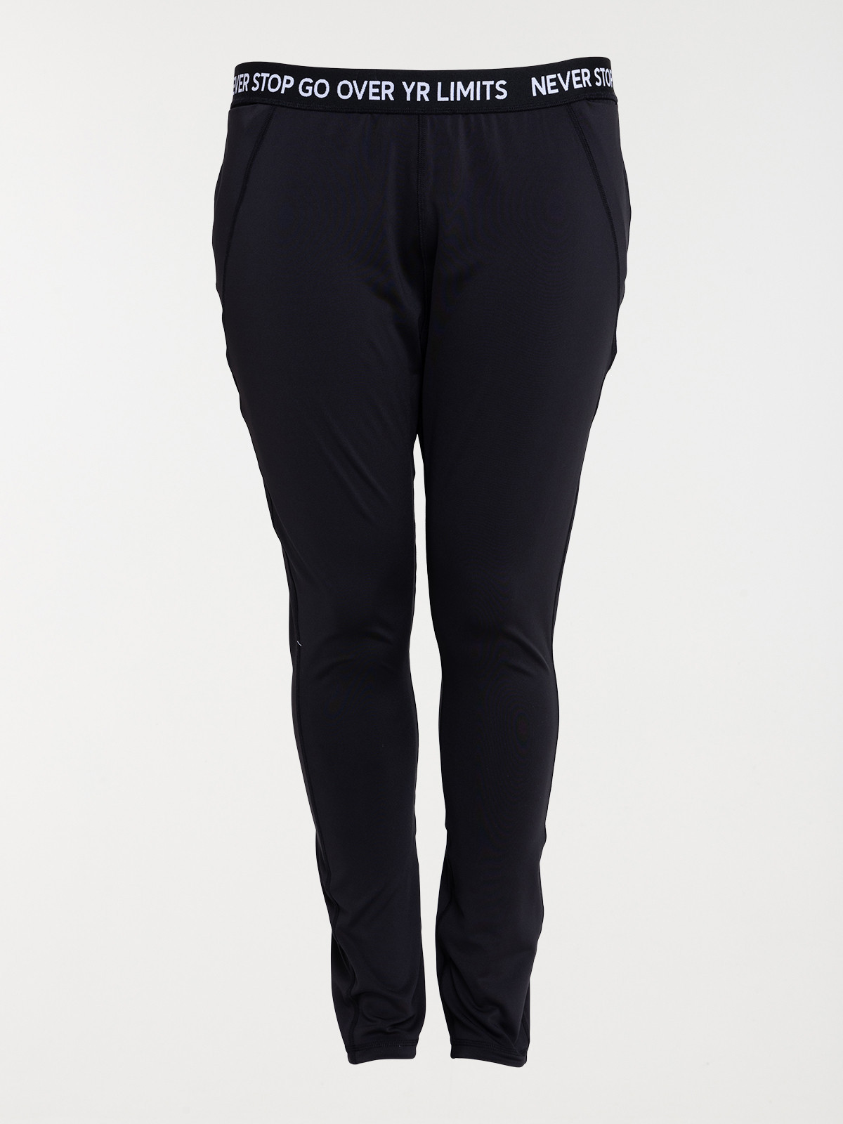Legging sport noir grande taille femme