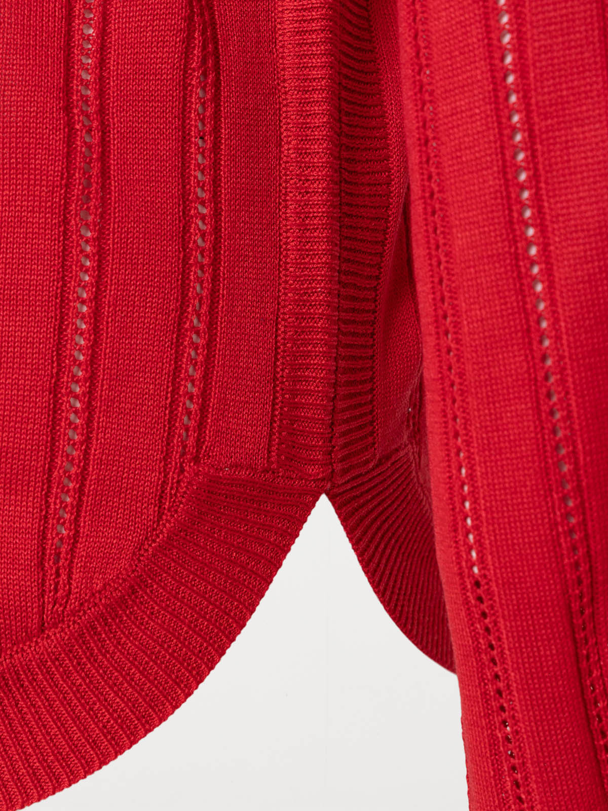 Pull rouge scarlet grande taille femme