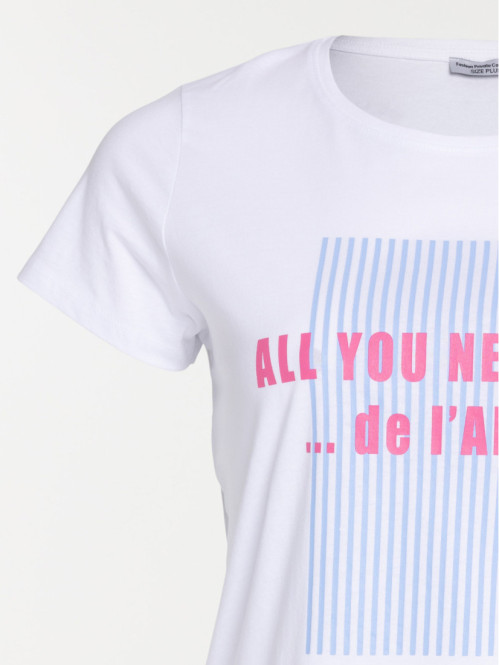 T-shirt grande taille femme...