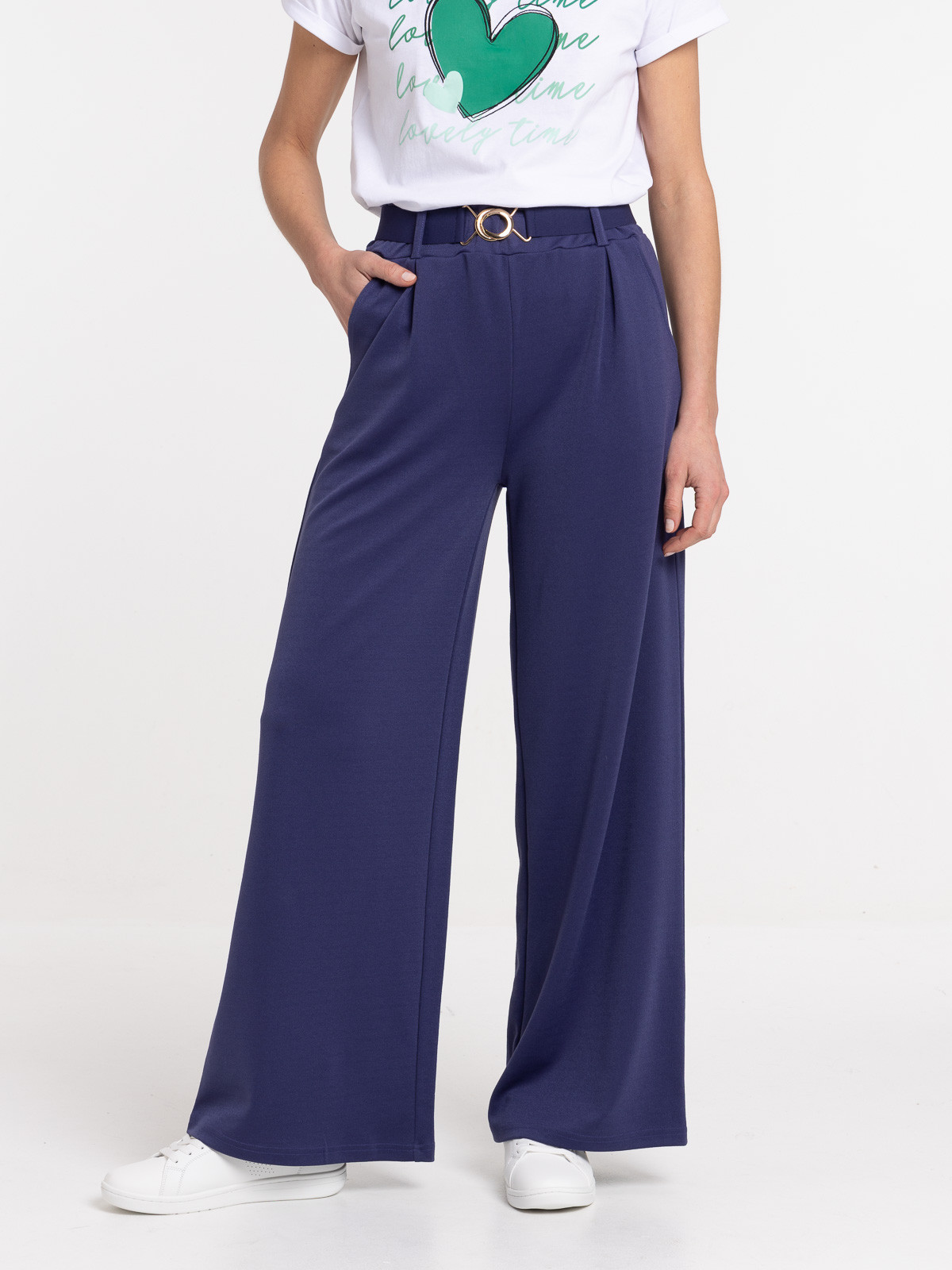 Pantalon ceinture bleu officier femme Pantalon ceinture bleu officier femme