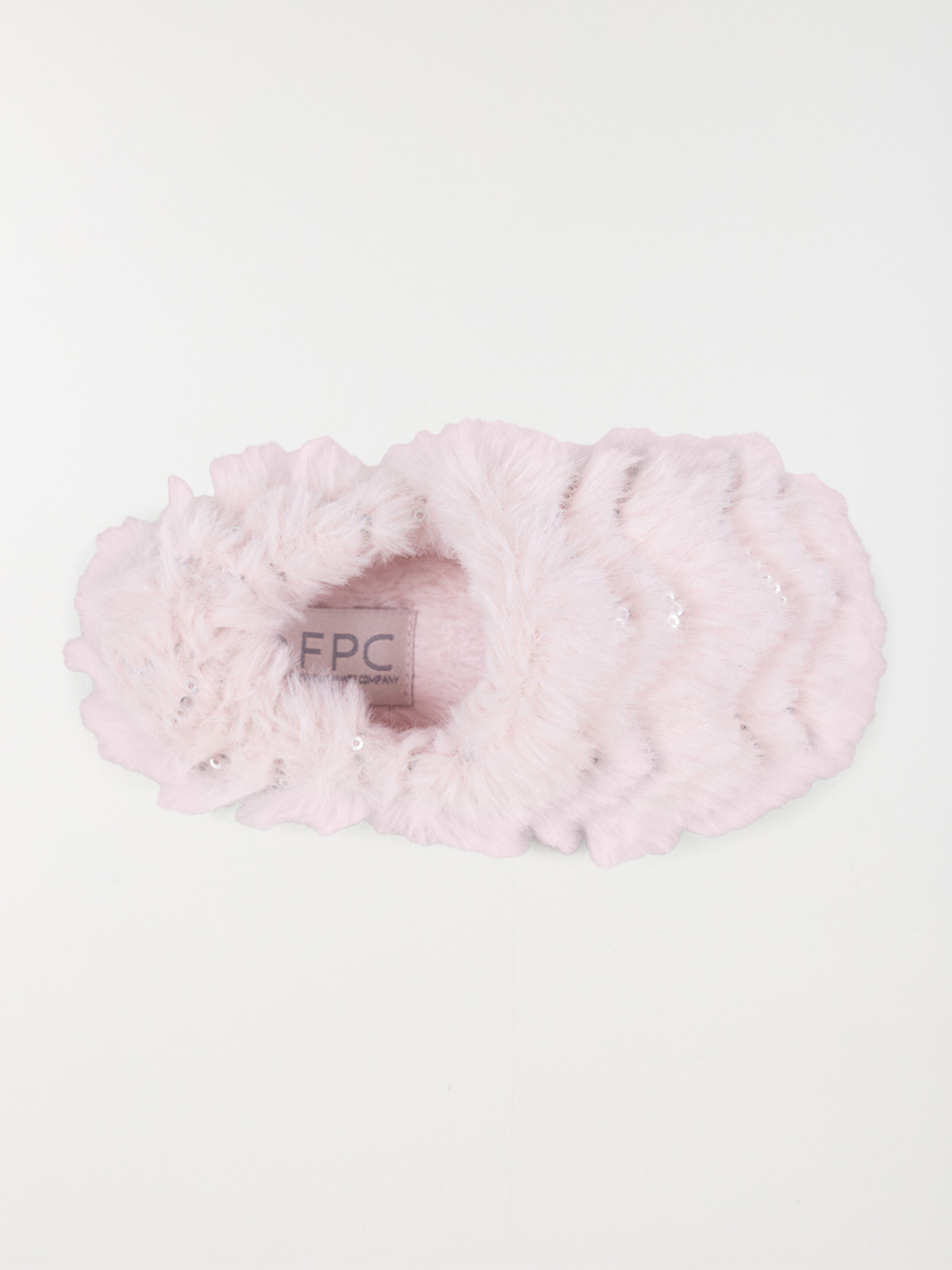 Chaussons à sequins rose fille (24-30)