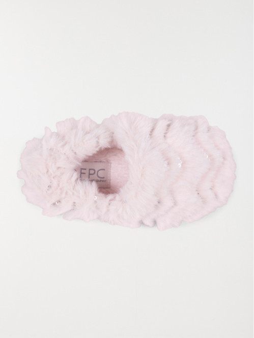 Chaussons à sequins rose...