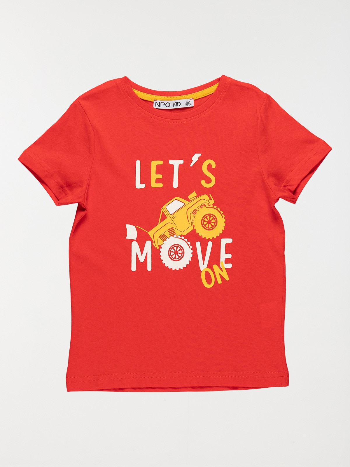 T-shirt camion message garçon (3-8A)