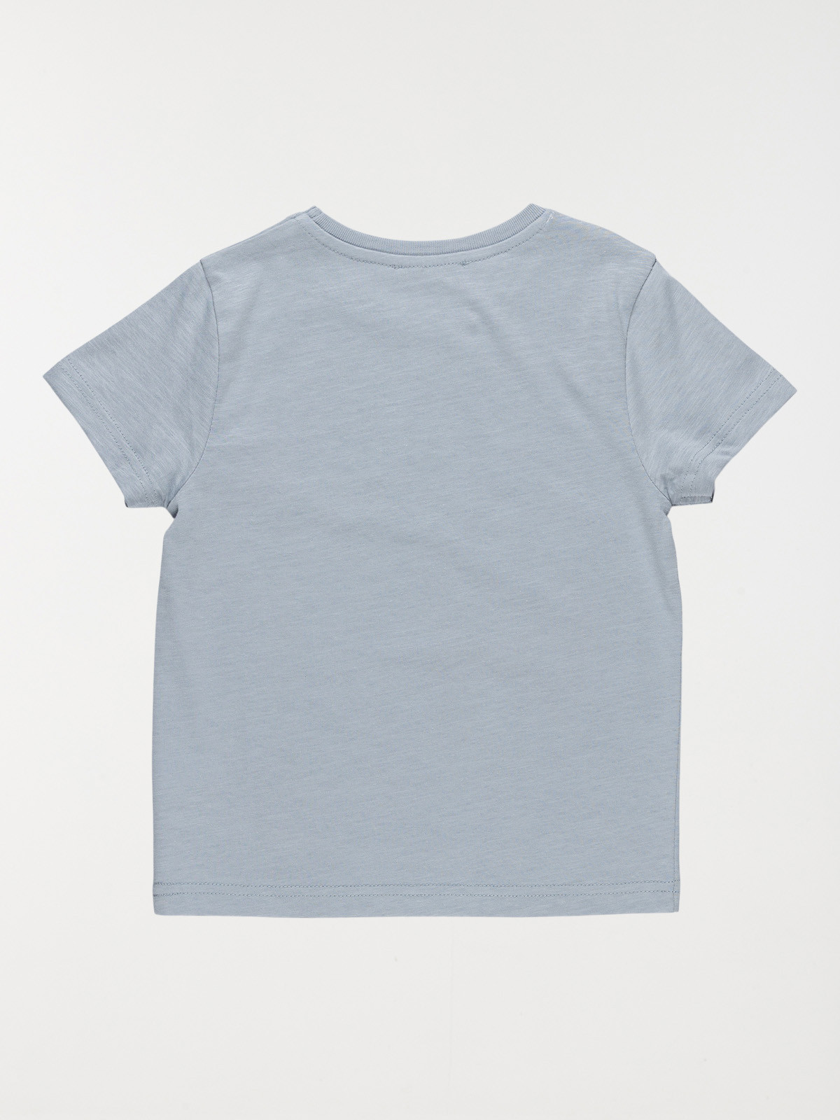 T-shirt garçon message bleu givré (3-8A)
