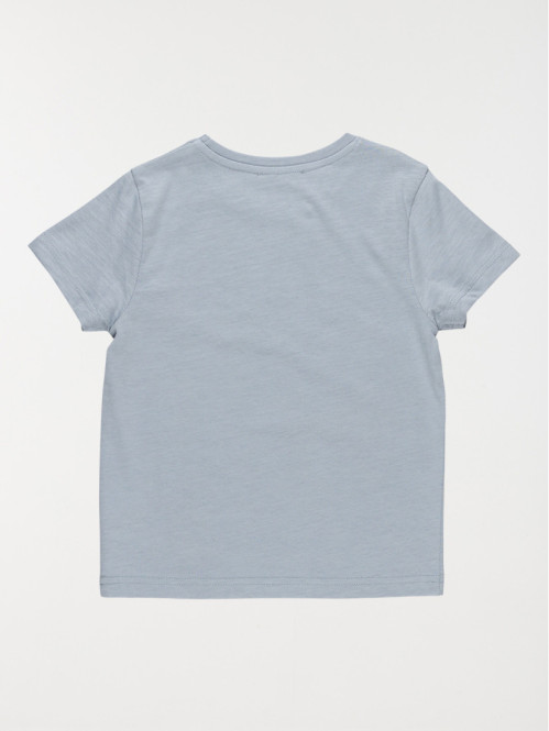 T-shirt garçon message bleu...
