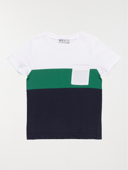 Tee-shirt color block...