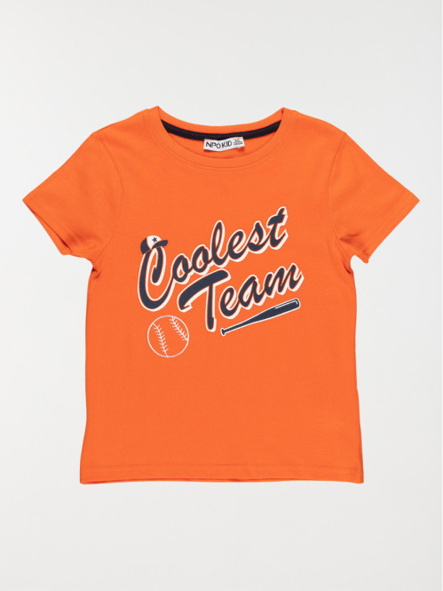 T-shirt baseball orange...