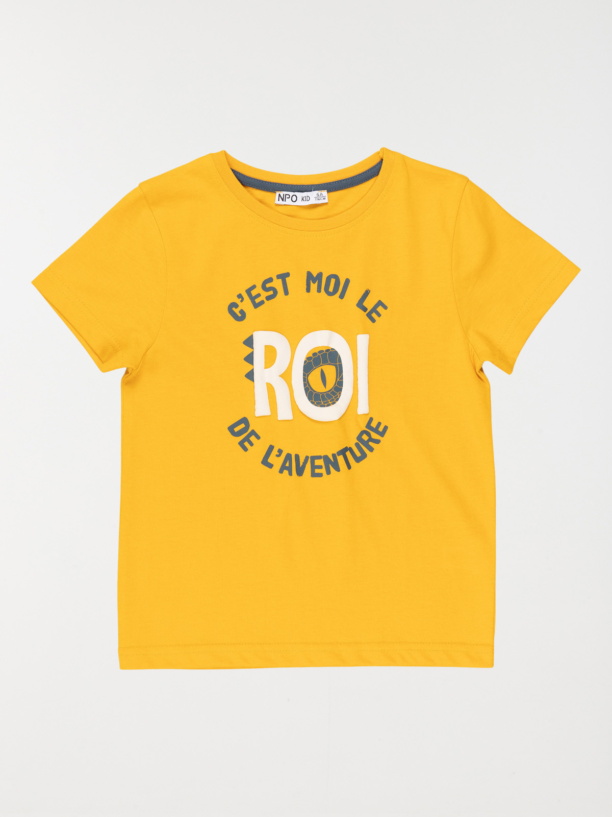 T-shirt message garçon curcuma (3-8A)