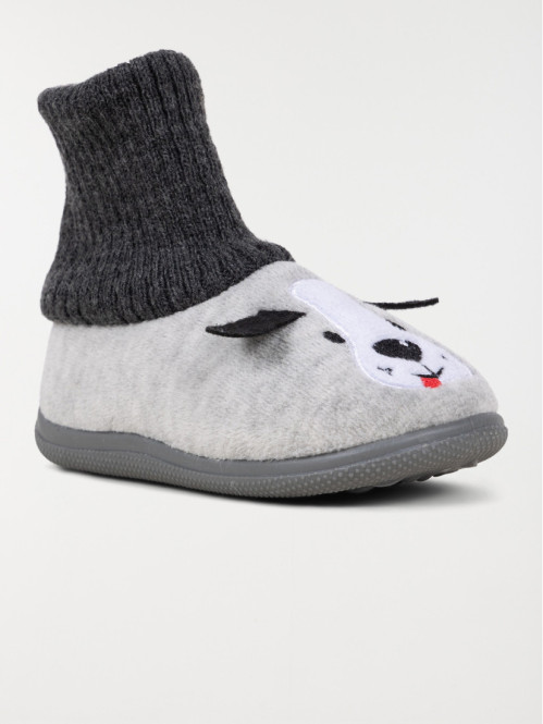 Chausson motif chien garçon (20-25) Chausson motif chien garçon (20-25)