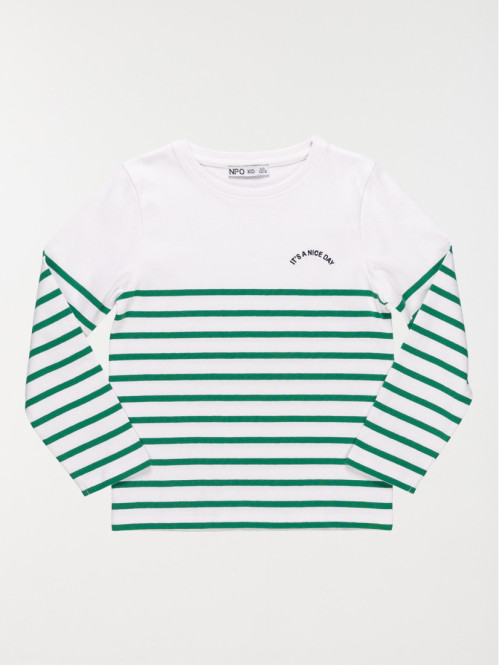 Tee-shirt rayé garçon (3-8A)