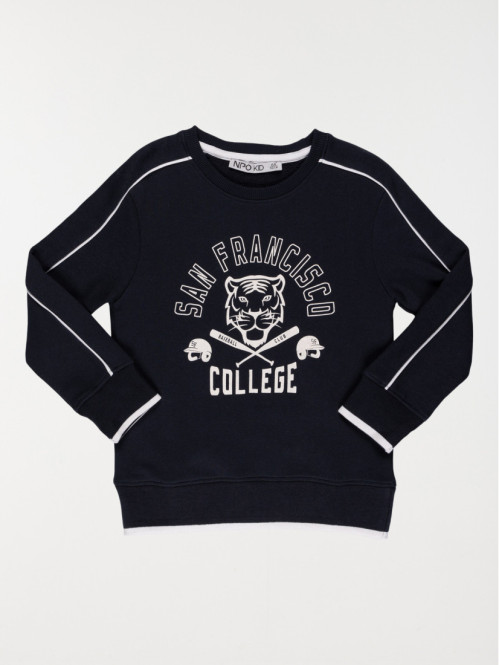 Sweat motif baseball garçon...