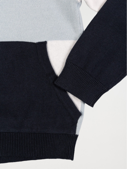Pull colorblock garçon (3-8A)