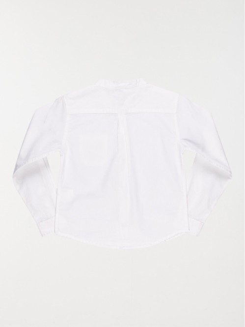 Chemise col mao blanche...
