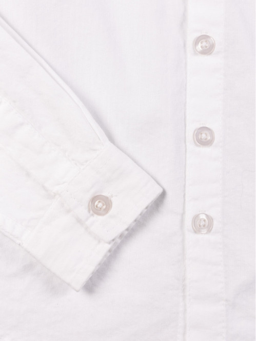 Chemise col mao blanche...