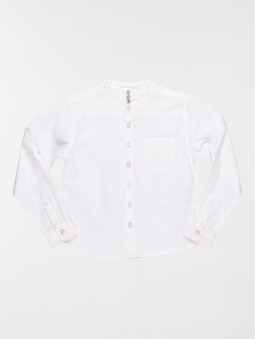 Chemise col mao blanche...