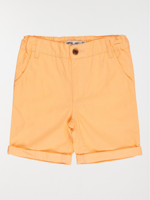 Bermuda chino corail garçon...