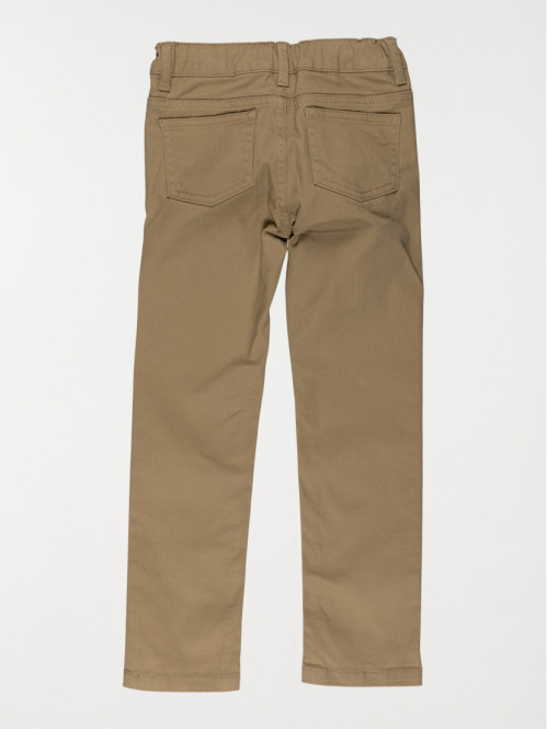 Pantalon slim lin grisé...