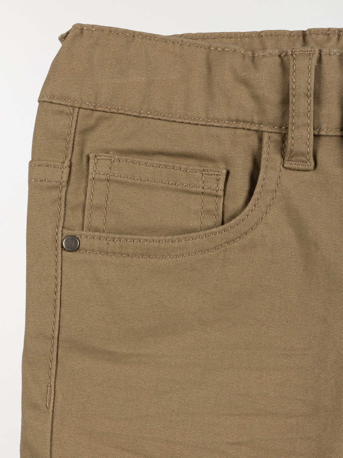 Pantalon slim lin grisé garçon (3-8A)