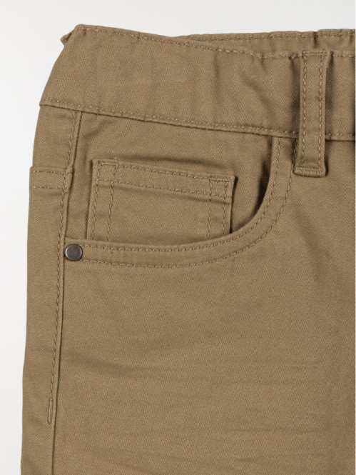 Pantalon slim lin grisé...