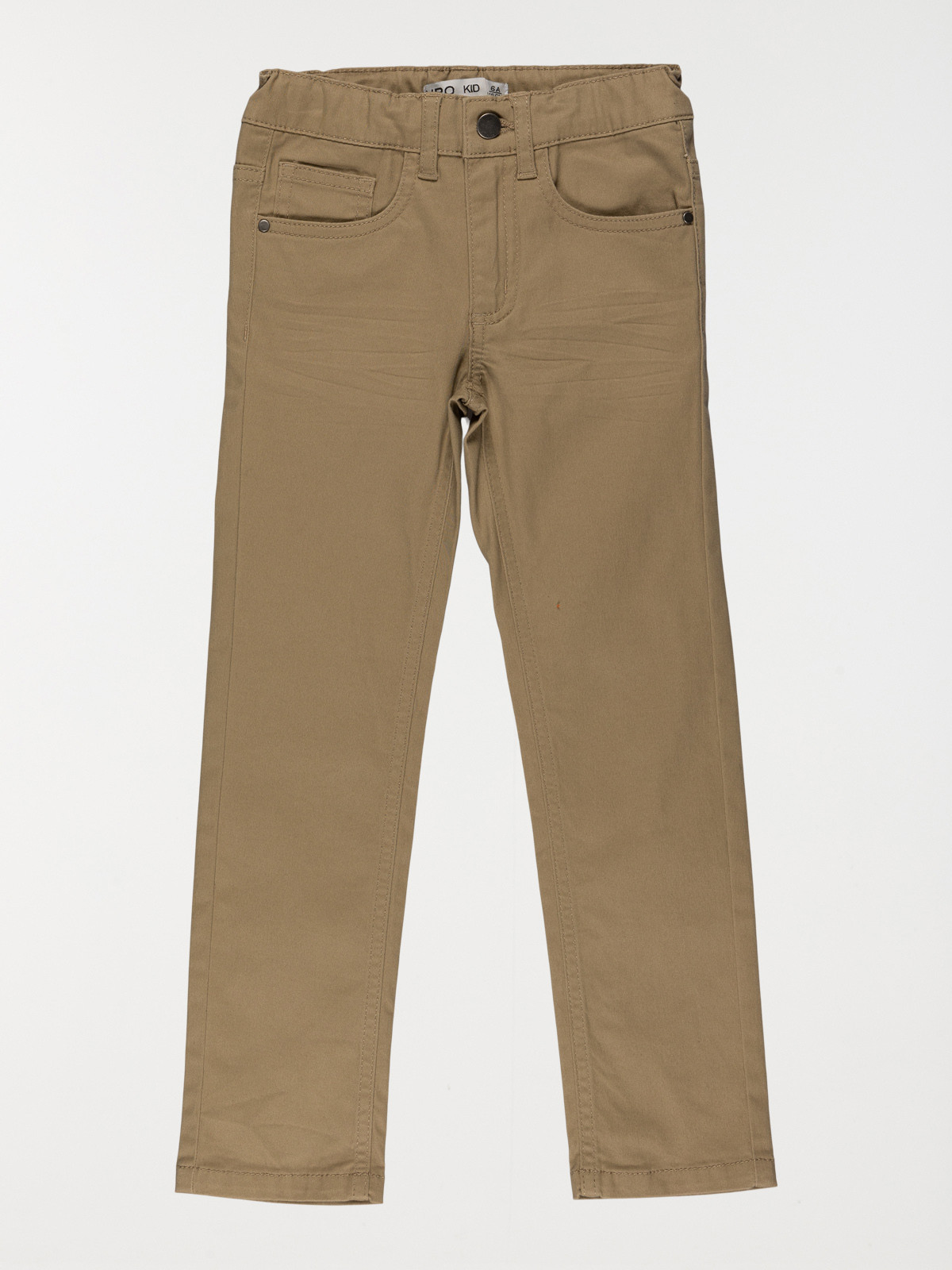 Pantalon slim lin grisé garçon (3-8A)