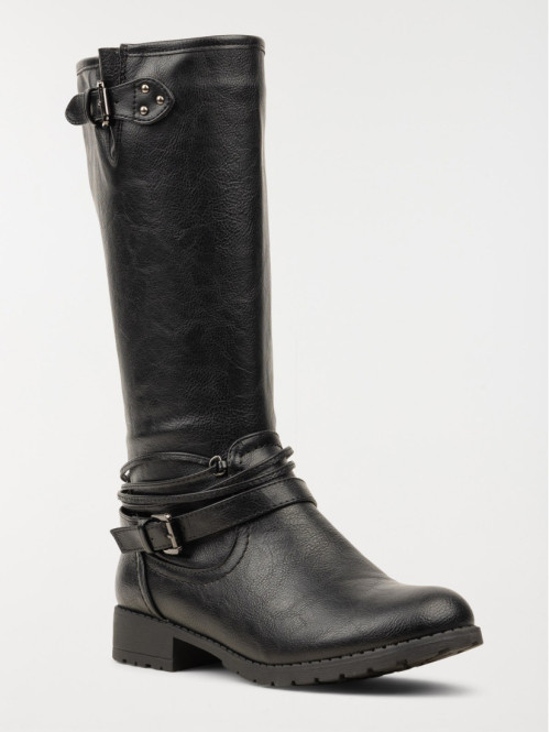 Bottes coloris noir femme...
