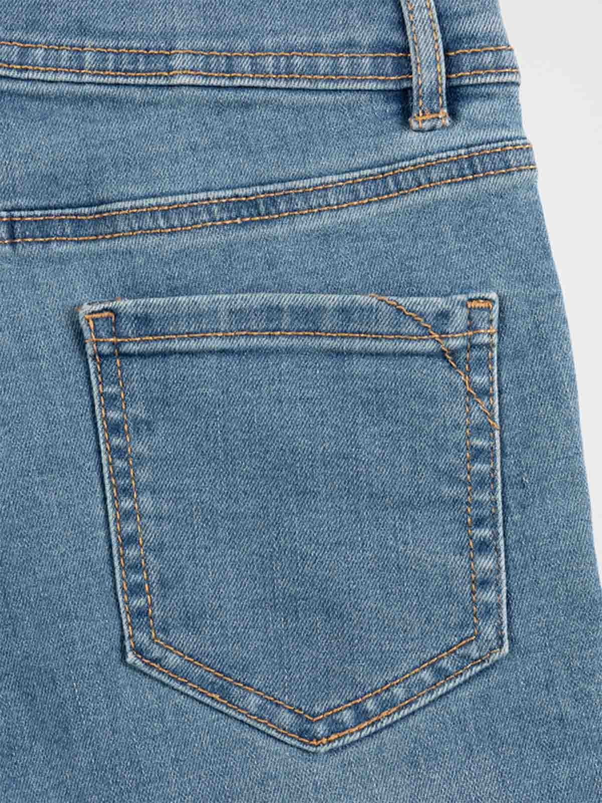 Jean stone fille taille haute (10-16A)
