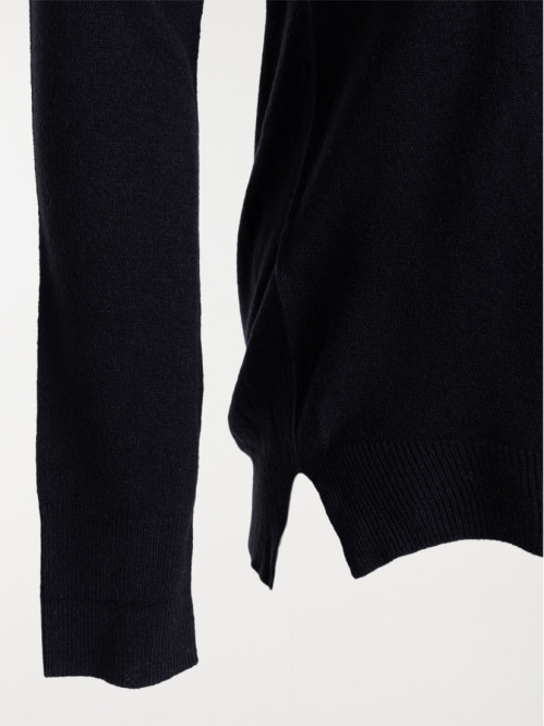 Pull col V noir grande...