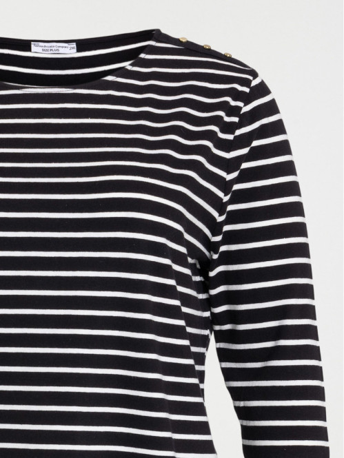 T-shirt rayé grande taille...