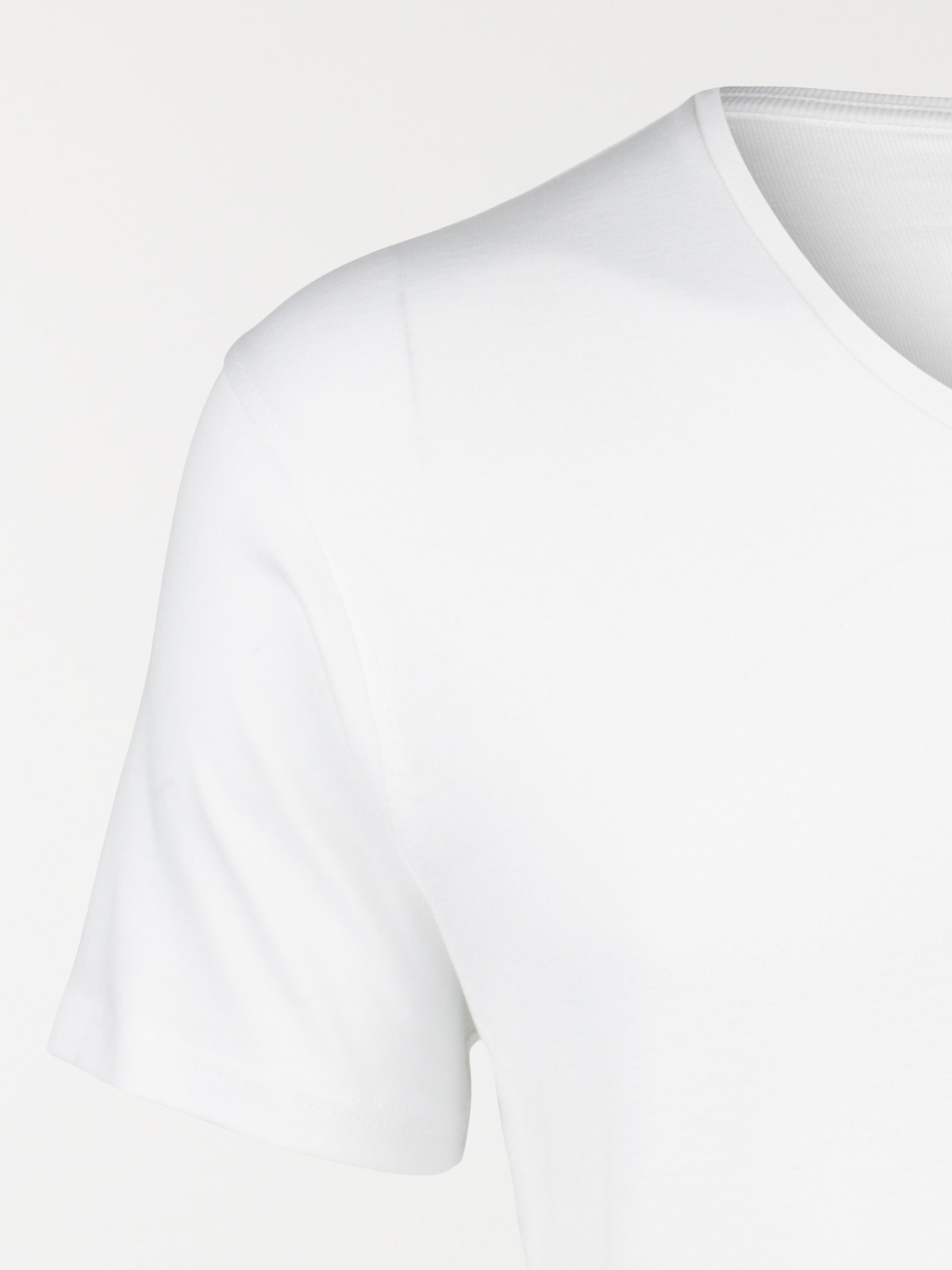 T-shirt blanc col V homme T-shirt blanc col V homme