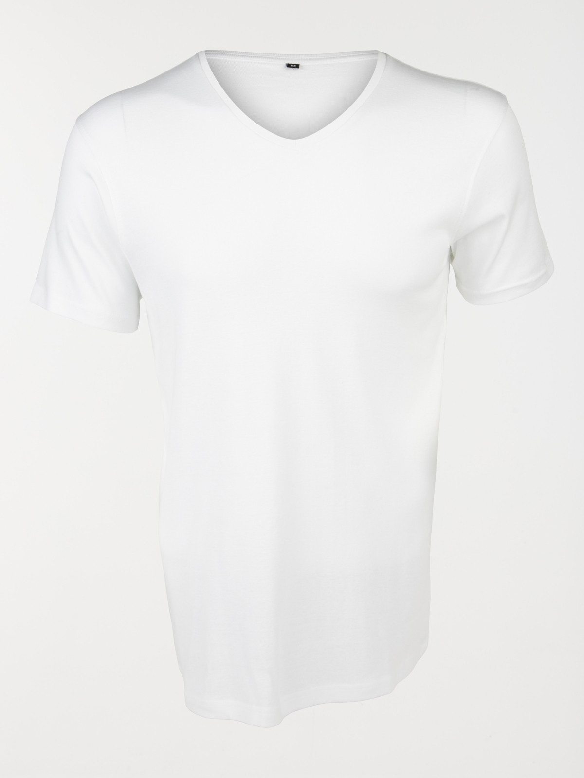 T-shirt blanc col V homme T-shirt blanc col V homme