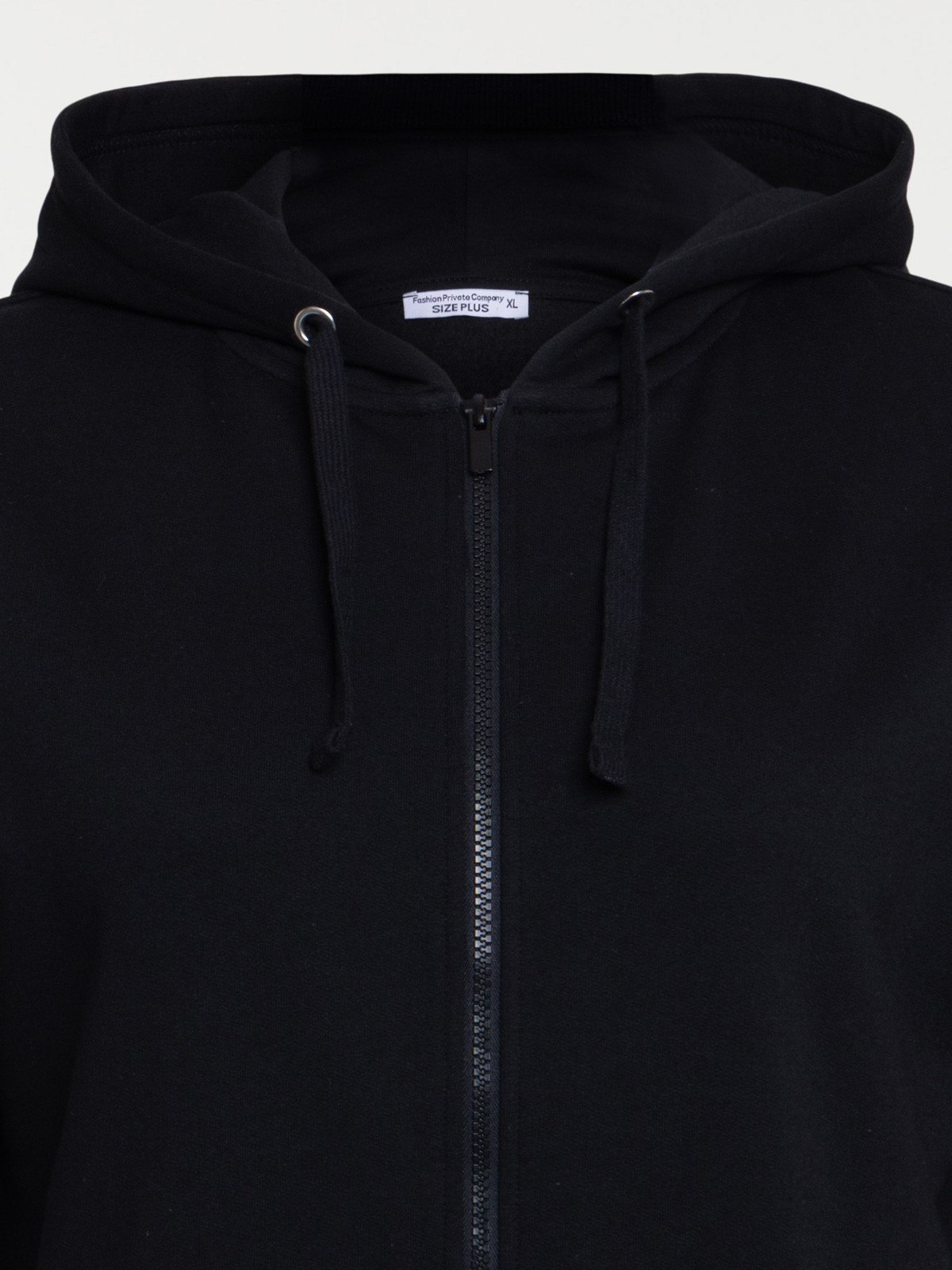 Sweat à capuche noir grande taille femme Sweat à capuche noir grande taille femme