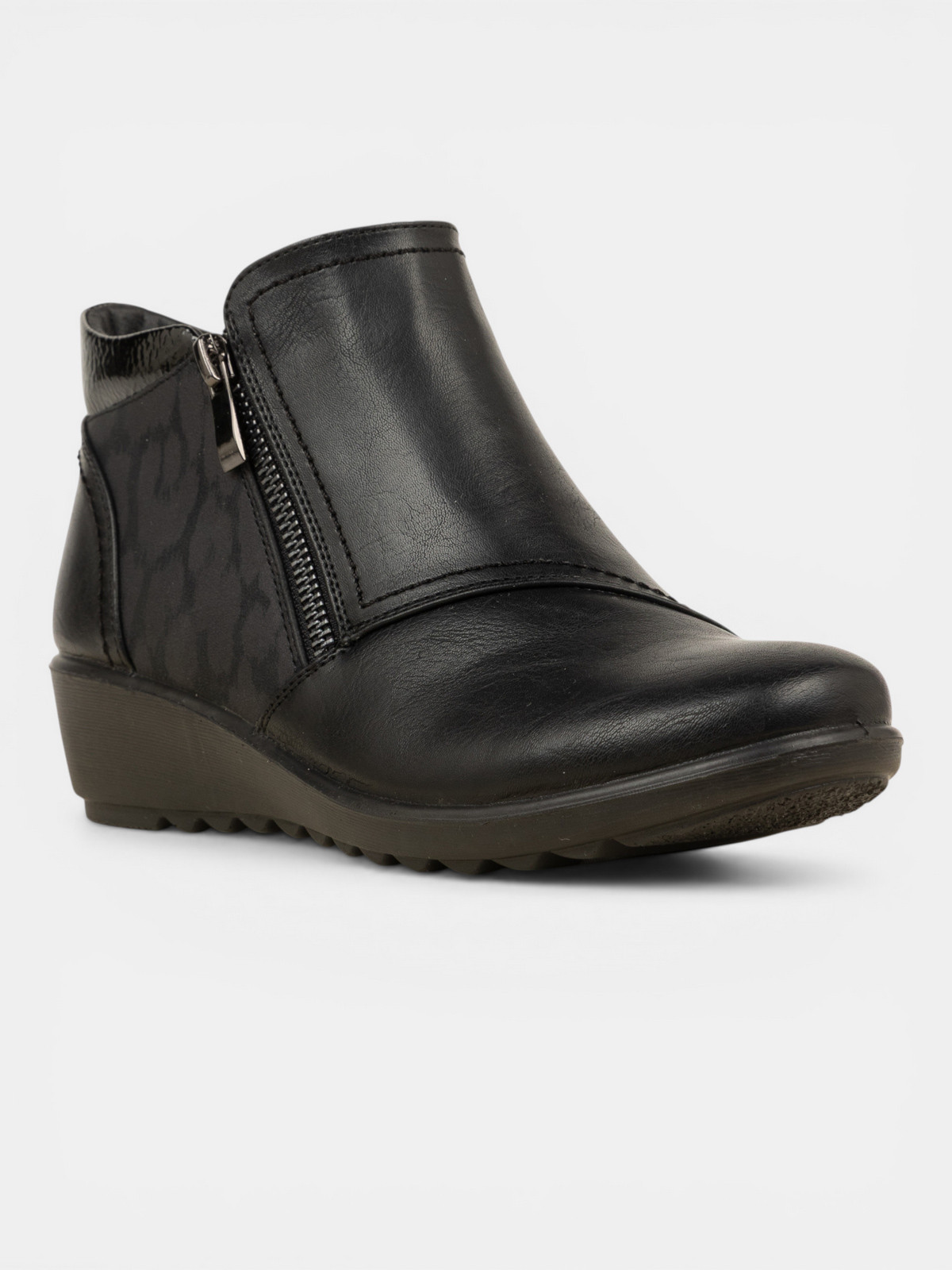 Bottines motif léopard femme (36-41)