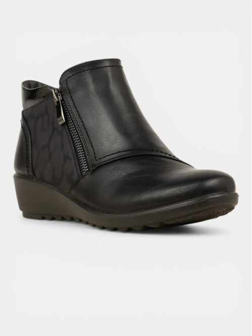 Bottines motif léopard...