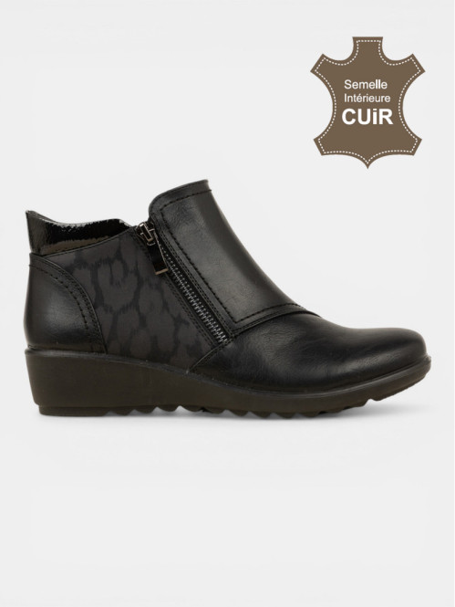 Bottines motif léopard...