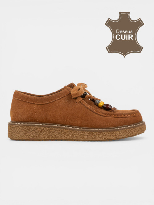 Derbies perles sur lacets...