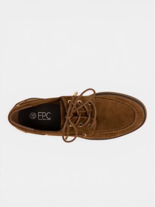 Chaussures bateau beige...