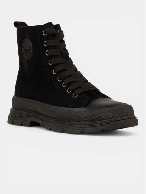 Baskets montantes noires...