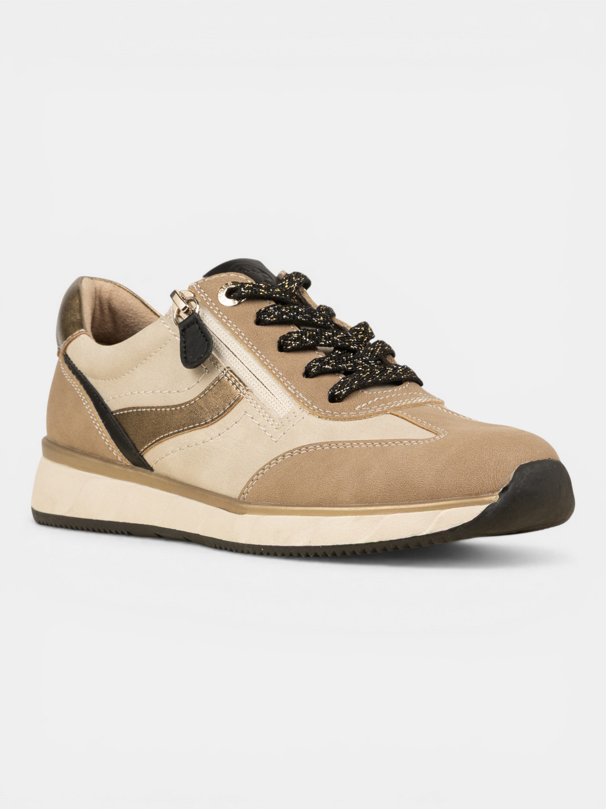 Basket confort taupe femme (36-41)