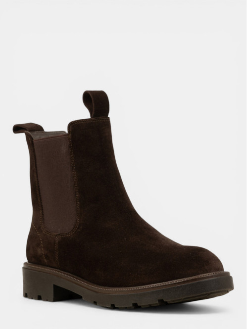 Bottines plates marrons...