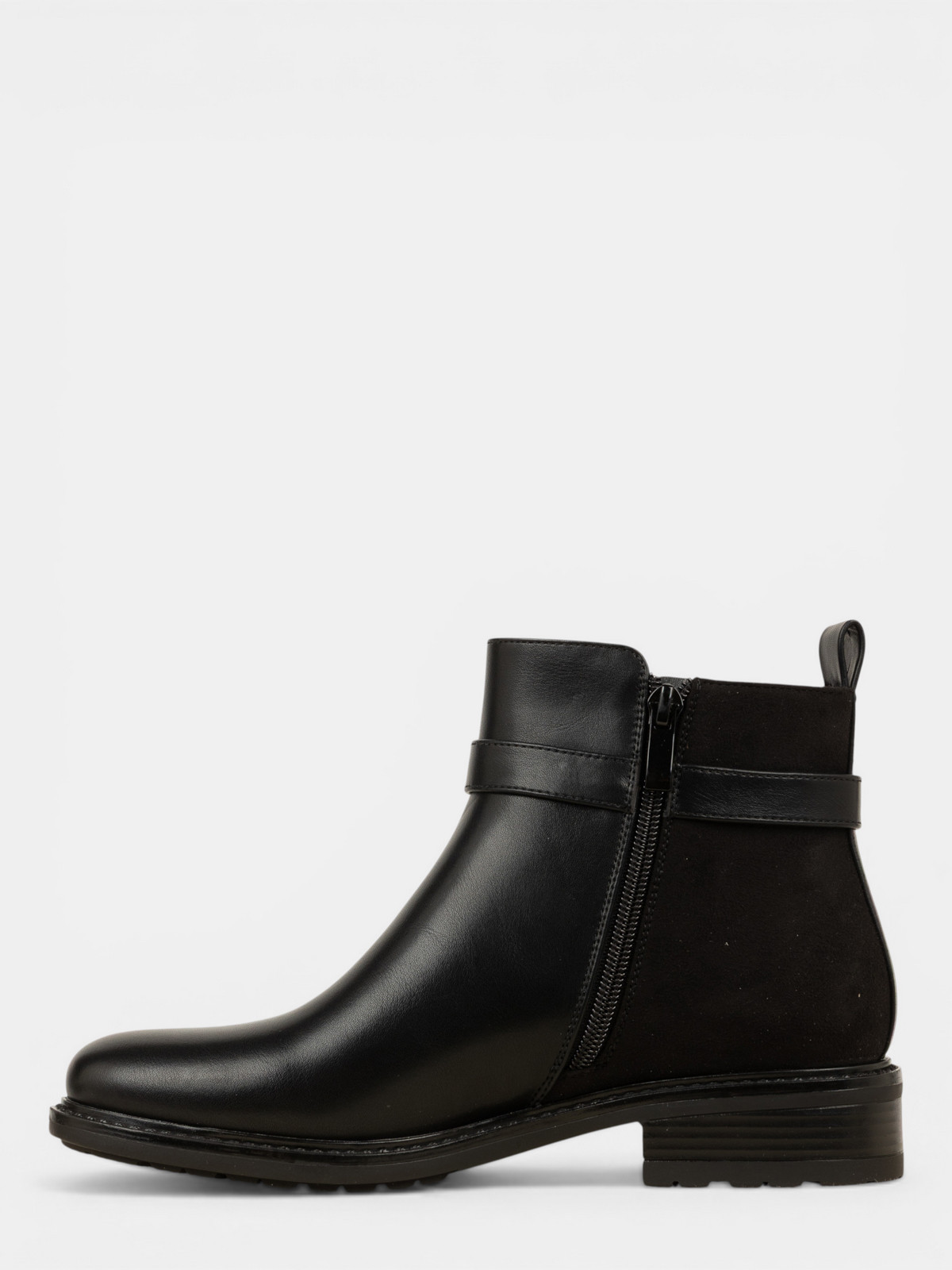 Bottines zippées noires femme (36-41)