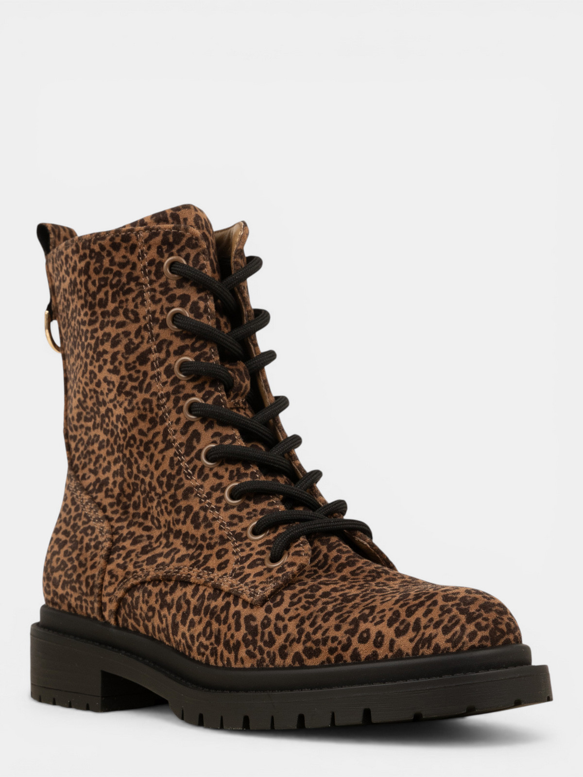 Bottines lacets léopard femme (36-41)